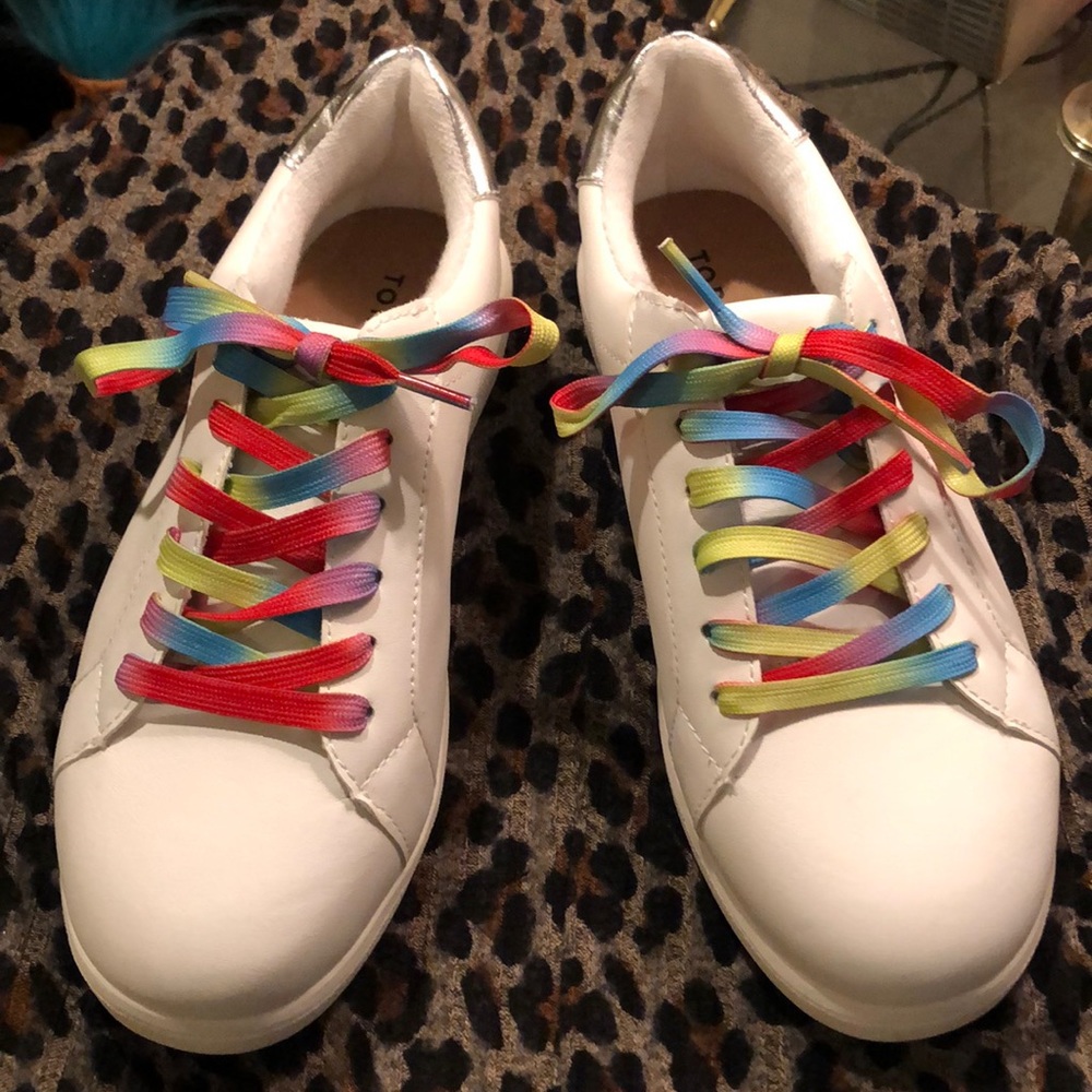 Torrid Wide-Width Sneakers with Rainbow Laces